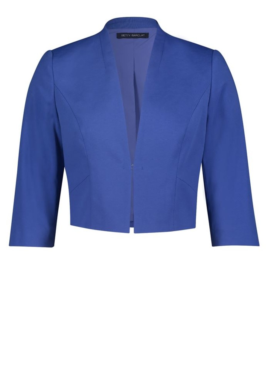 Betty Betty Barclay Blazer 3/4 Arm Stehkragen Adria Blau S 13 42251856 8327 Adria Blue Blazer