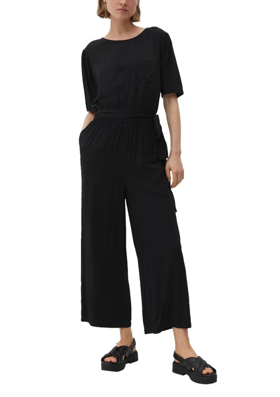 s.Oliver S.Oliver Overall Jumpsuit Schwarz S13 2129727 9999 Grey/Black Overall