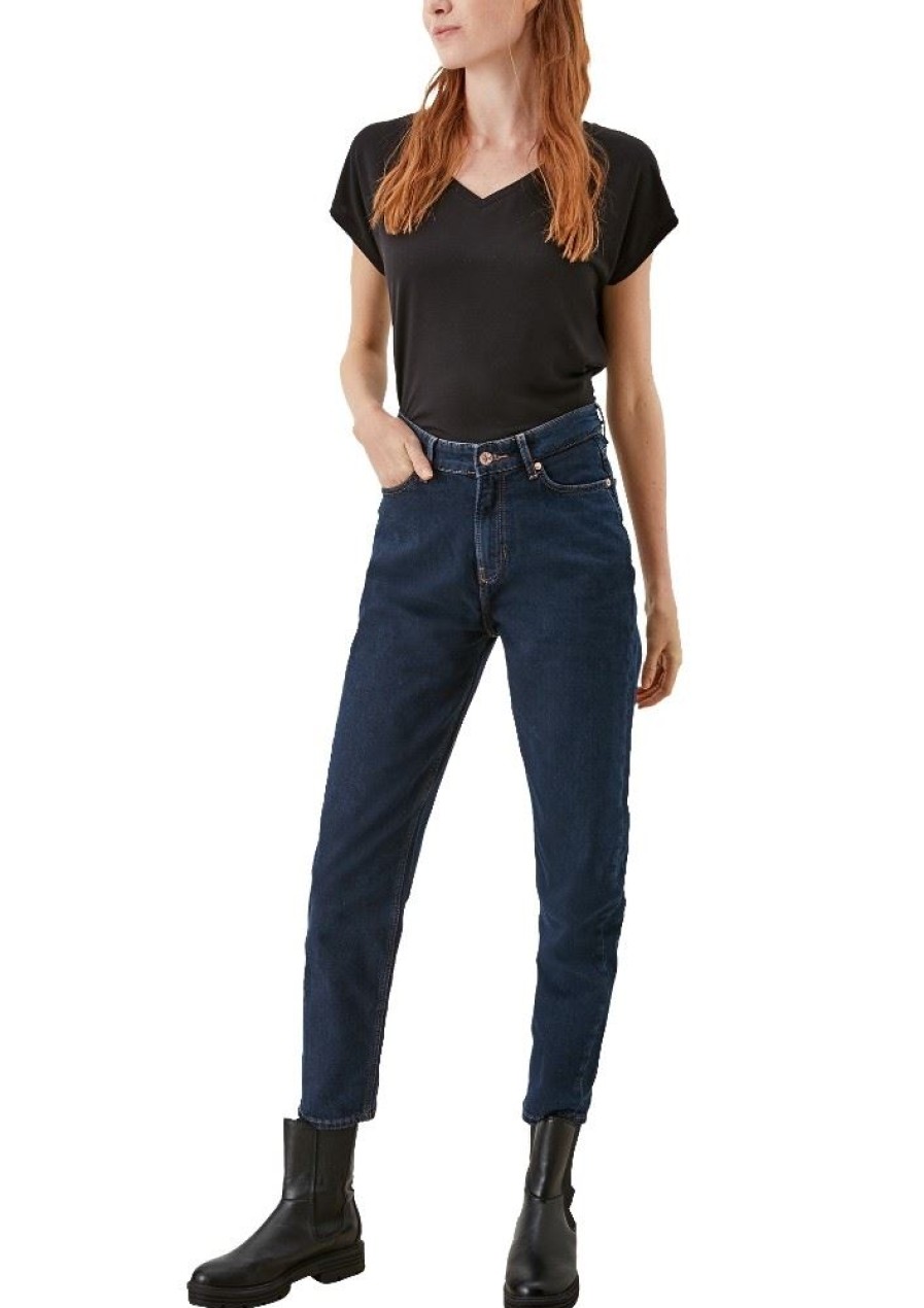 QS Qs Designed By Jeans Relaxed Blau S12 2112496 58Z8 Dark Blue Jeans