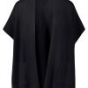 Betty Betty Barclay Strick- Cape Seitenschlitze Schwarz S23 50021036 9045 Black Jacke