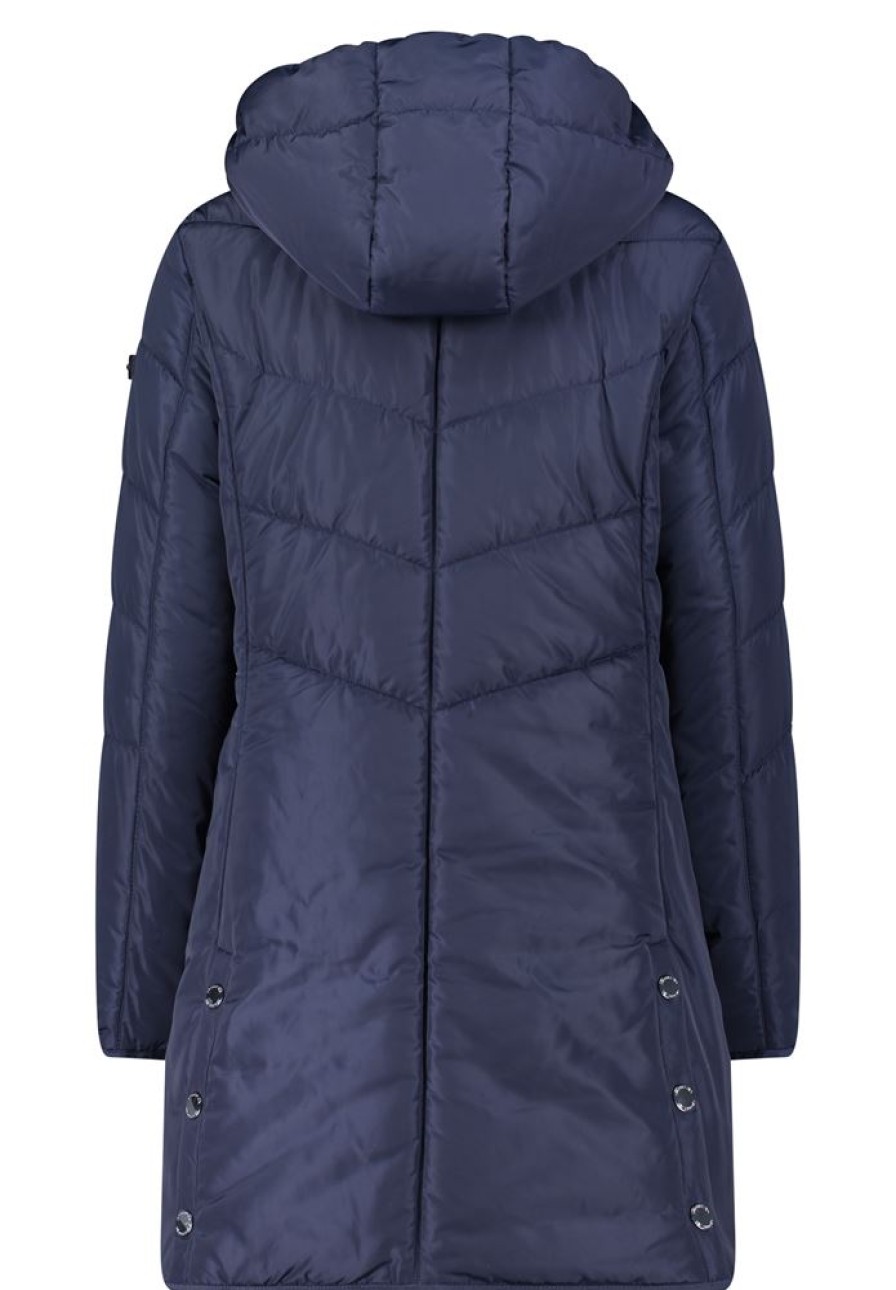 Betty Betty Barclay Steppmantel Outdoor- Jacke Zweiwege Reisverschluss Blau S23 75481544 8538 Deep Navy Jacke