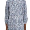 ESPRIT Esprit Gemusterte Bluse Mit Knopfleiste 032Ee1F311 E428 Blue Laven Bluse