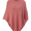 S.Oliver S.Oliver Poncho Aus Viskose-Baumwoll-Mix Orange, Grun S23 2135651 Pullover