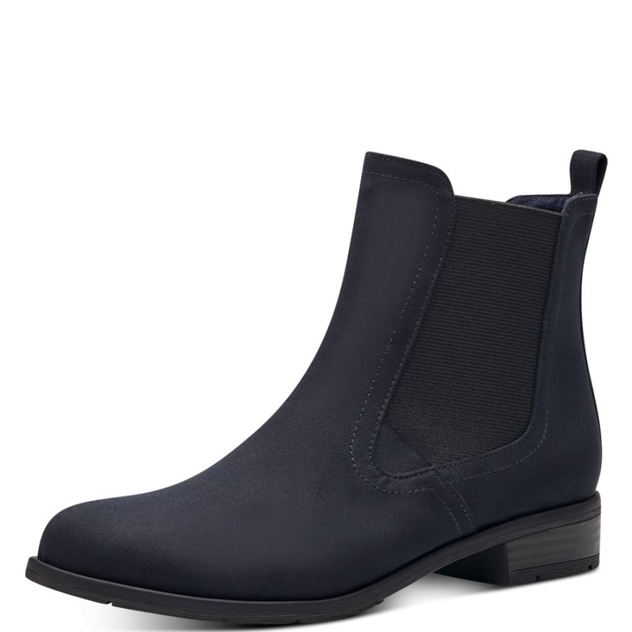 Marco Marco Tozzi Stiefelette Blau S23 2-25321-41 840 Dk.Navy Stiefel