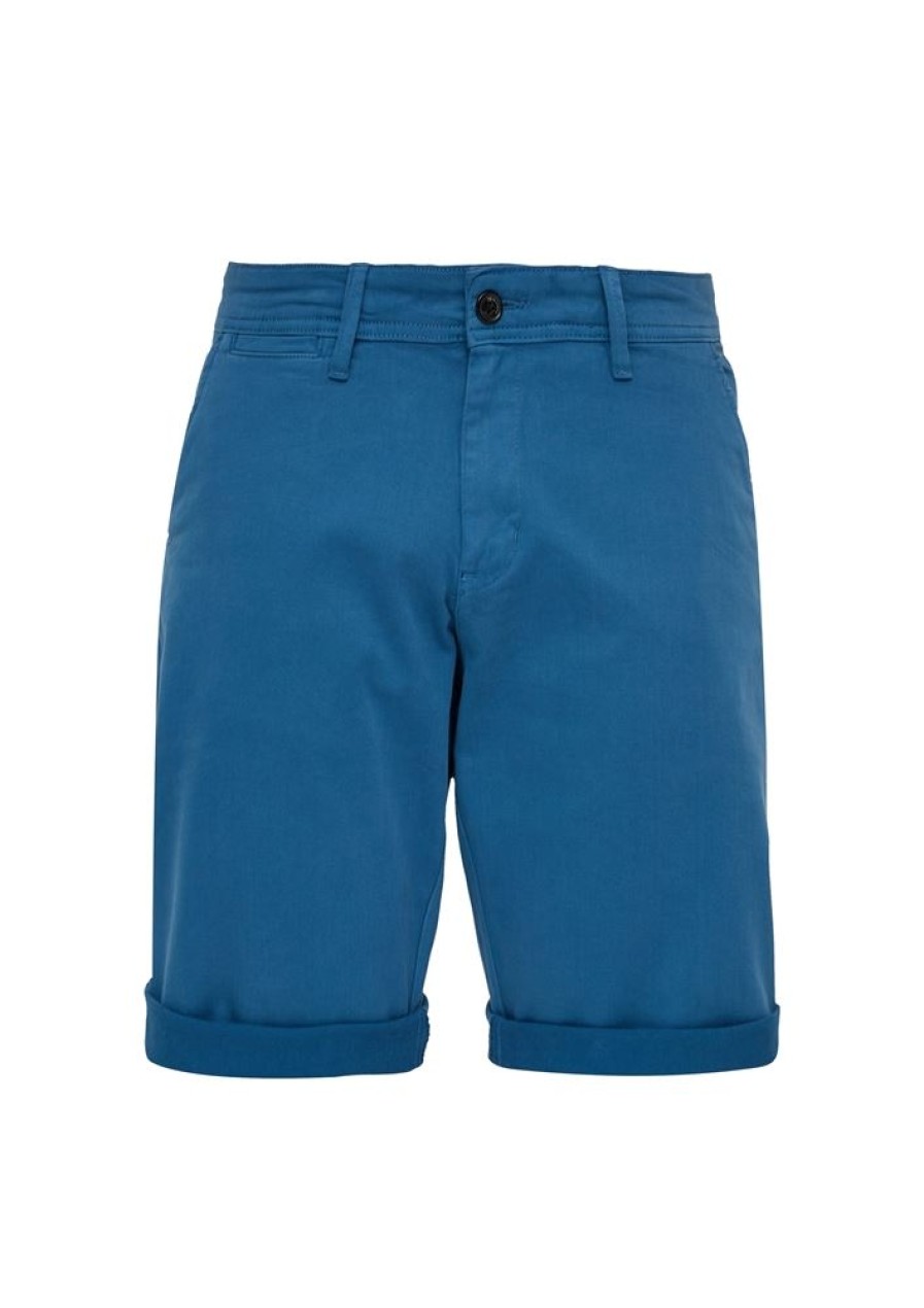 QSdesigned Qsdesigned By Herren Regular: Chinoshorts Blau S13 2132824 5704 Blue Hose