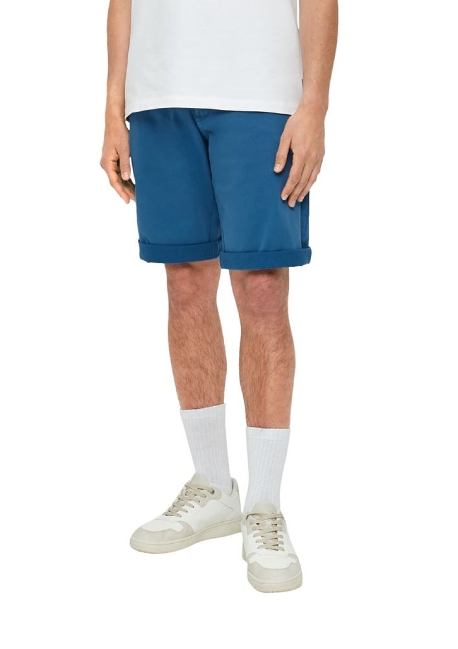 QSdesigned Qsdesigned By Herren Regular: Chinoshorts Blau S13 2132824 5704 Blue Hose