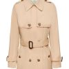 Esprit Esprit Kurzer Trenchcoat Mit Gurtel Beige, Grun, Schwarz S23 013Ee1G330 Jacke