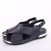 PETER Peter Erikson Damen Sandale Leder Comfort- Fusbett Blau S13 221530 Navy Sandalen