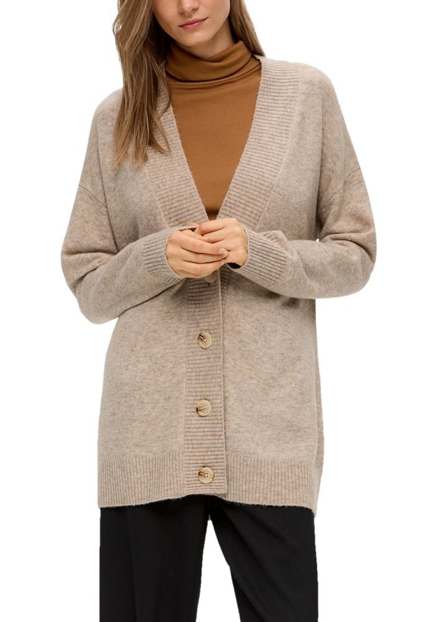 S.Oliver S.Oliver Long Cardigan Braun S23 2135246 82W2 Brown Jacke