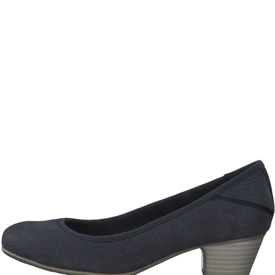 s.Oliver S.Oliver Damen Pumps Schwarz, Blau S13 5-5-22301-20 Pumps