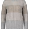 Betty Betty Barclay Strickpullover Woolanteil Grau S23 59852158 7993 Patch Beig Pullover