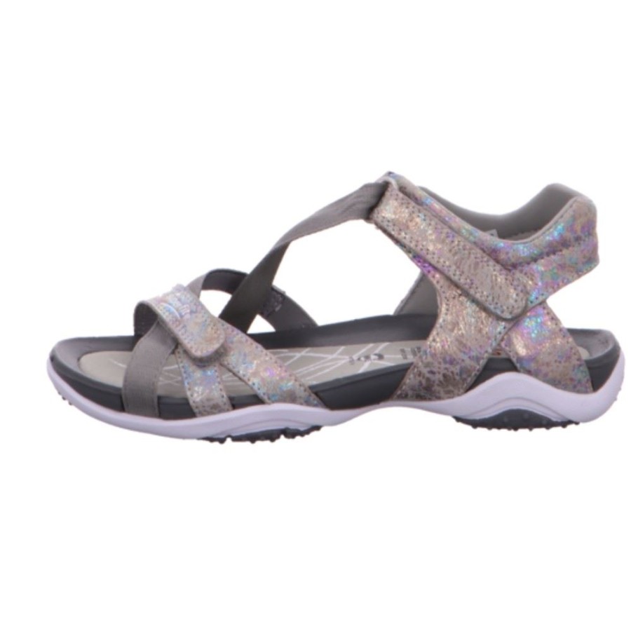 superfit Superfit Nancy Smoke Kindersandale Leder 2-00161-43 43 Smoke Sandalen