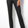 Toni Toni Hose Liv Leder-Look Schwarz S21 27-16/1125-18 089 Black Hose