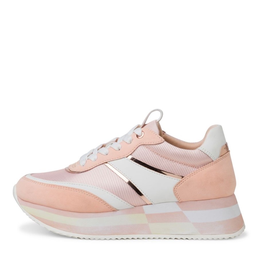 Tamaris Tamaris Sneaker Plateau-Sohle Rosa S12 1-1-23751-28 652 Peach Comb Sneaker