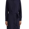 Esprit Esprit Kleid Hemdblusenkleid 991Eo1E305 E400 Navy Kleid