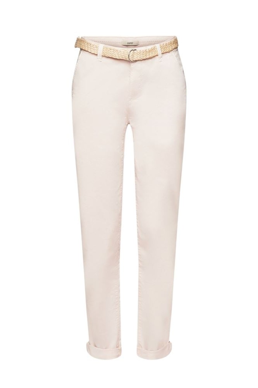 Esprit Esprit Cropped Chino Aus Bio-Baumwolle Rosa, Blau Nos 993Ee1B312 E695 Pastel Pin Hose