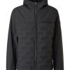 s.Oliver S.Oliver Herren Jacke Steppung Kapuze Schwarz S22 2122847 9999 Grey/Black Jacke