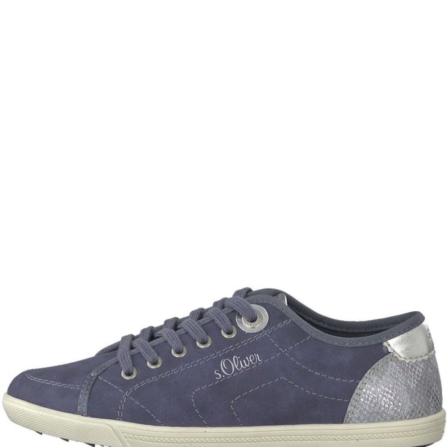 s.Oliver S.Oliver Sneaker 5-5-23631-22 805 Navy Schnurer