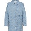 OPUS Opus Overshirt Junila Oversize Hemd Wattierung Zwiebelstepp Blau S12 10023410278120 6082 Like Water Blazer