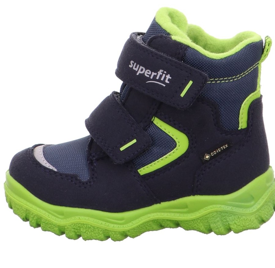 superfit Superfit Husky1 Boots Mit Klettverschluss S22 1-000047-8020 Blau/Grun Stiefel