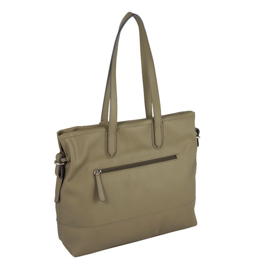 Gabor Gabor Shopper Reisverschluss Grun 8664 208 Sage Lederwaren