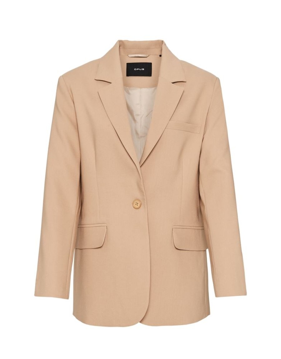 OPUS Opus Blazer Jonola Beige S22 10128310974148 2103 Sweet Almo Blazer