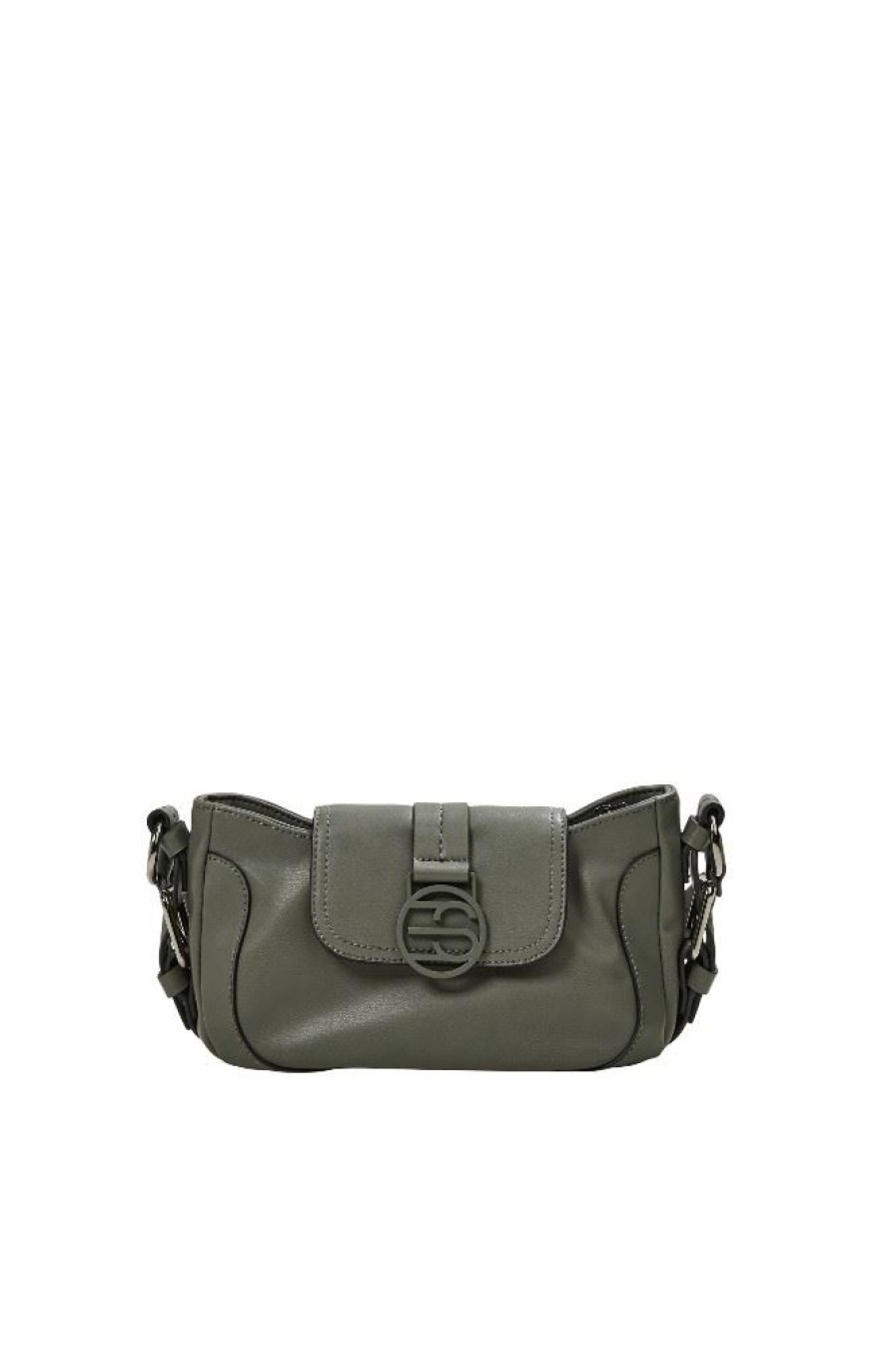 ESPRIT Esprit Schultertasche In Baguette- Form Grun 021Ea1O310 E360 Olive Lederwaren