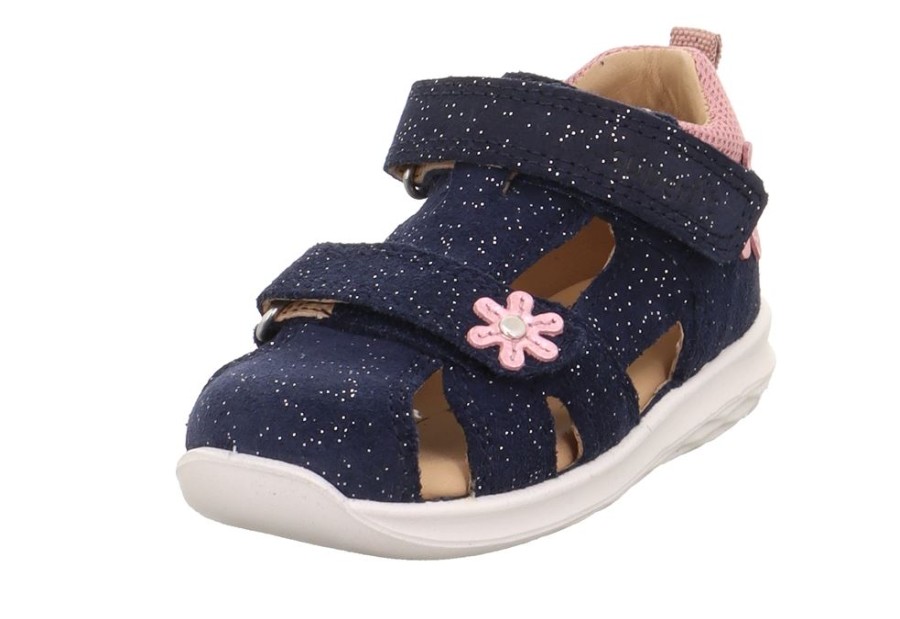 Legero Legero Sandale Mit Klettverschluss Bumblebee S13 1-000388-8000 Blau/Rosa Sandalen