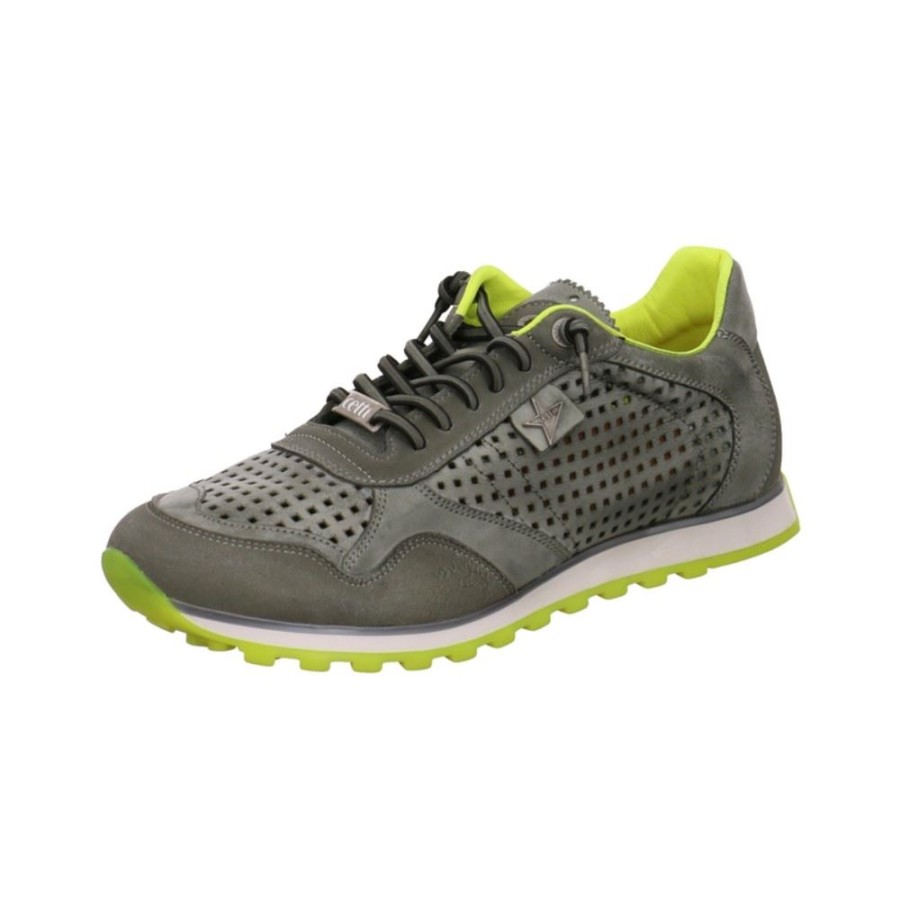 Cetti Cetti Herren Sneaker Grun, Silber, Braun C848 Sneaker