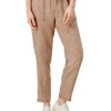 s.Oliver S.Oliver Hose Jogpants Aus Leinen Sand 2113319 84W9 Brown Hose