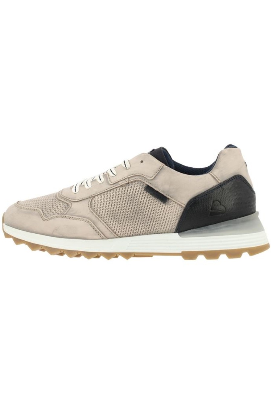 Bullboxer Bullboxer Herren Sneaker Leder Beige S13 373K20438C Wsan Sneaker