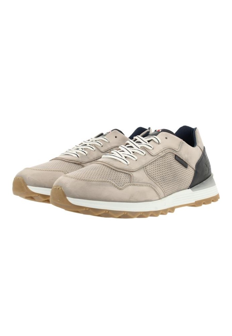 Bullboxer Bullboxer Herren Sneaker Leder Beige S13 373K20438C Wsan Sneaker