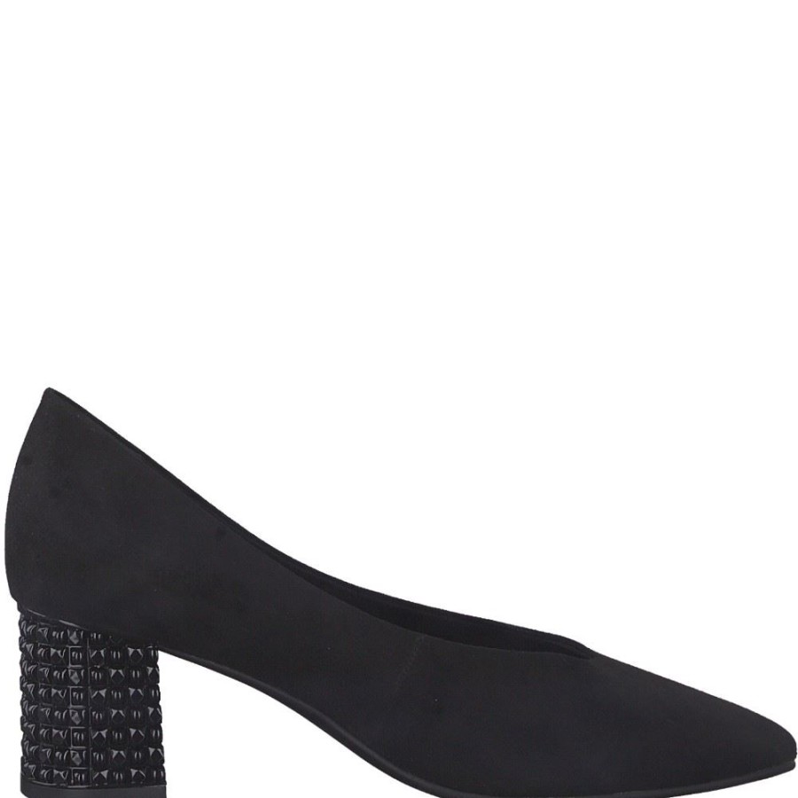 MARCO Marco Tozzi By Guido Maria Kretschmer Pumps Schmuckabsatz Schwarz S22 2-2-22402-29 001 Black Pumps