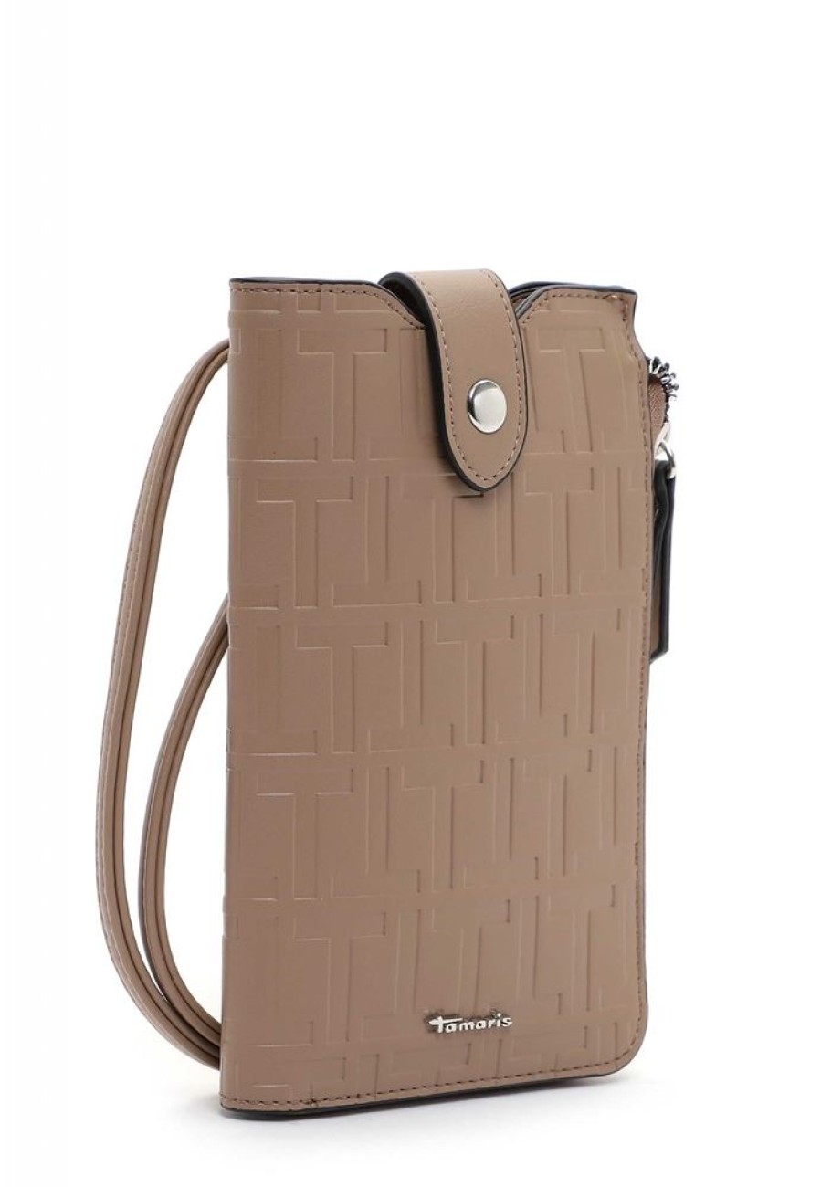 Tamaris Tamaris Handytasche Juliane Allover-Pragung Beige S22 31903, 900 Handy