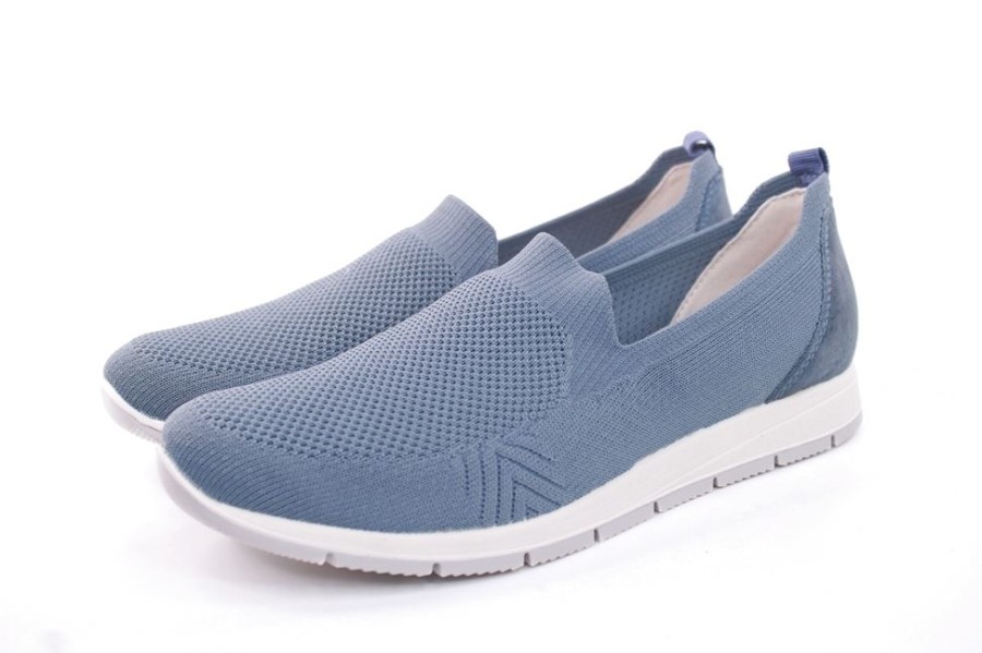 IMAC Imac Damen Slipper Schlupfschuh Mesh Blau, Hellblau S12 156260 Blu Blu Slipper