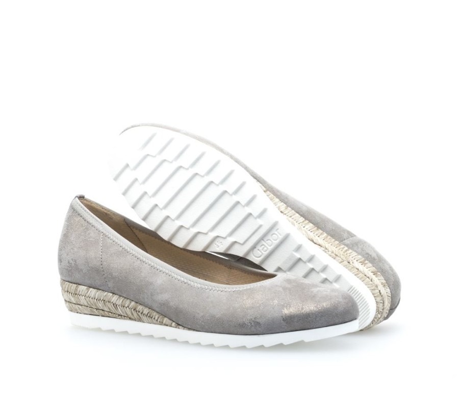 Gabor Gabor Pumps Keillabsatz Beige 22.641.93 Taupe Ballerinen