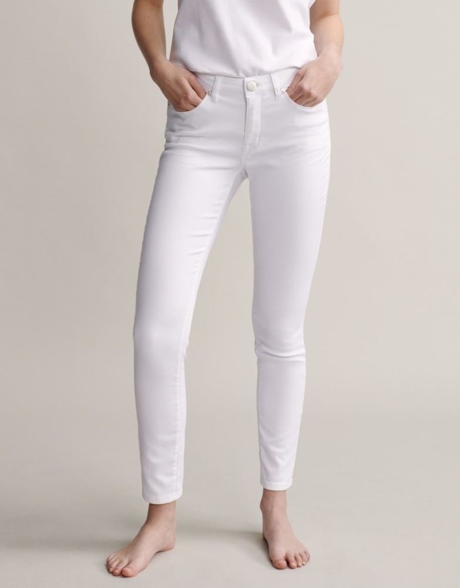 OPUS Opus Jeans Elma Clear 244735705 010 White Jeans