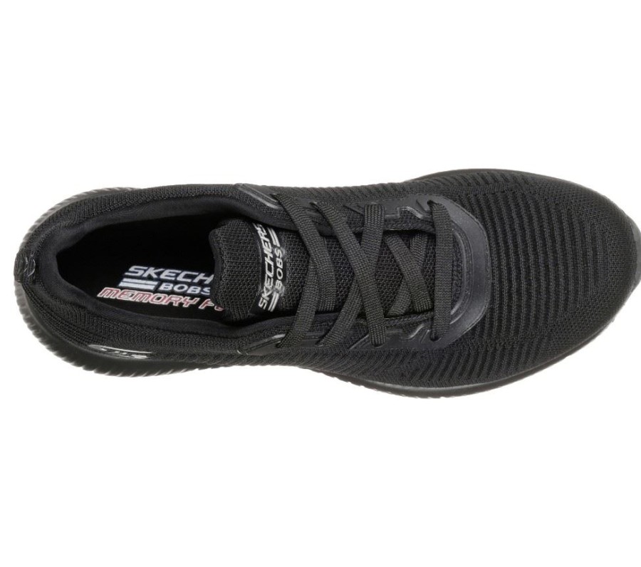 Skechers Skechers Sneaker Bobs Sport Squad - Tough Talk Schwarz 32504 Schnurer