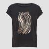 OPUS Opus Print-Shirt Swelona Print Schwarz S23 10240711928228 900 Black T-Shirt