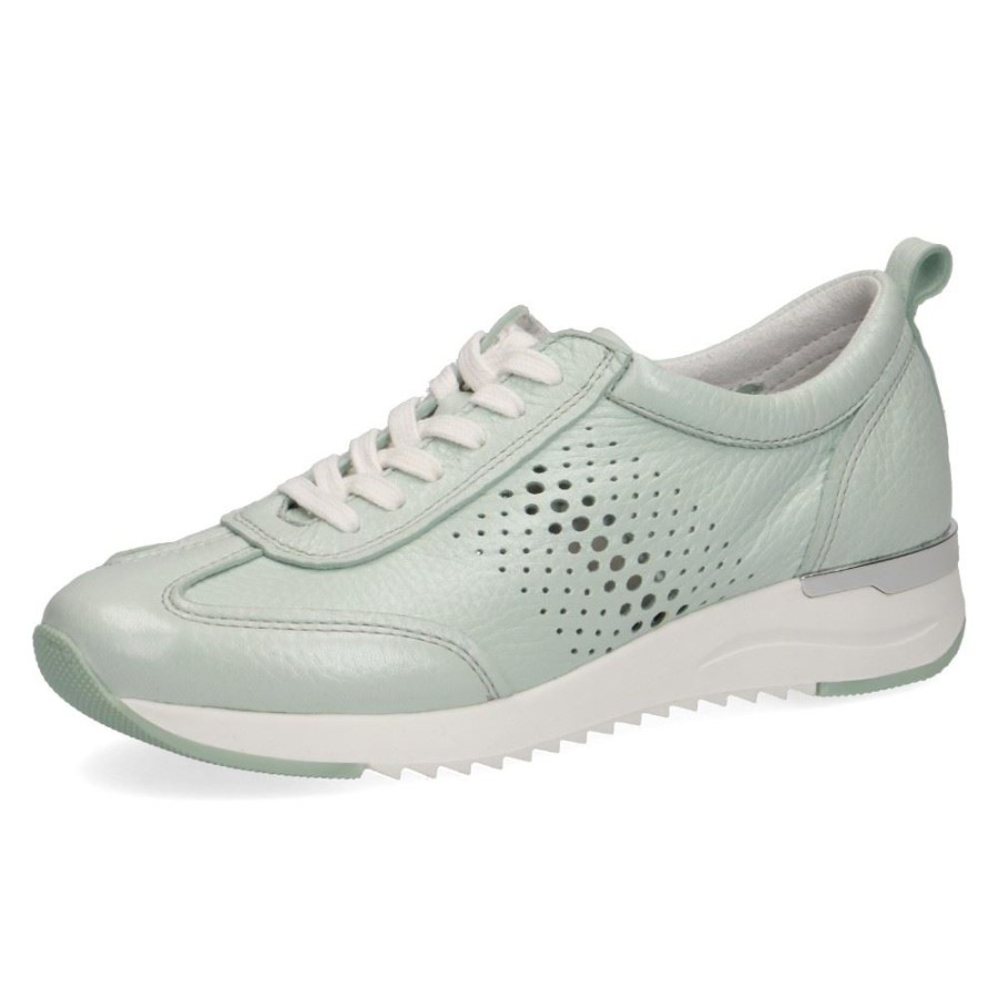 Caprice Caprice Schnurschuh Sneaker Grun 9-9-23500-26 749 Mint Deer P Sneaker