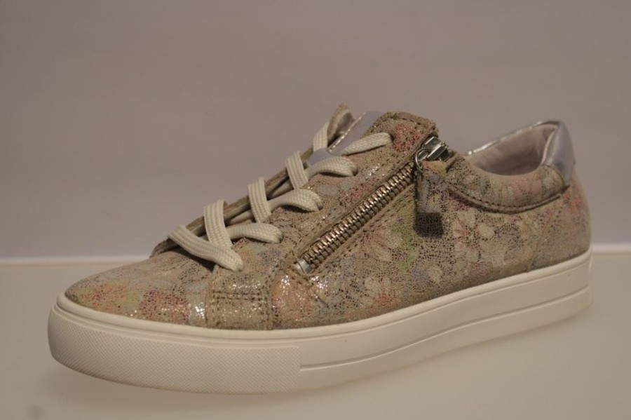 Aco Aco Sneaker Reisverschlus Kim 48 Blumen 520/8178 1405 Ice Flox Schnurer