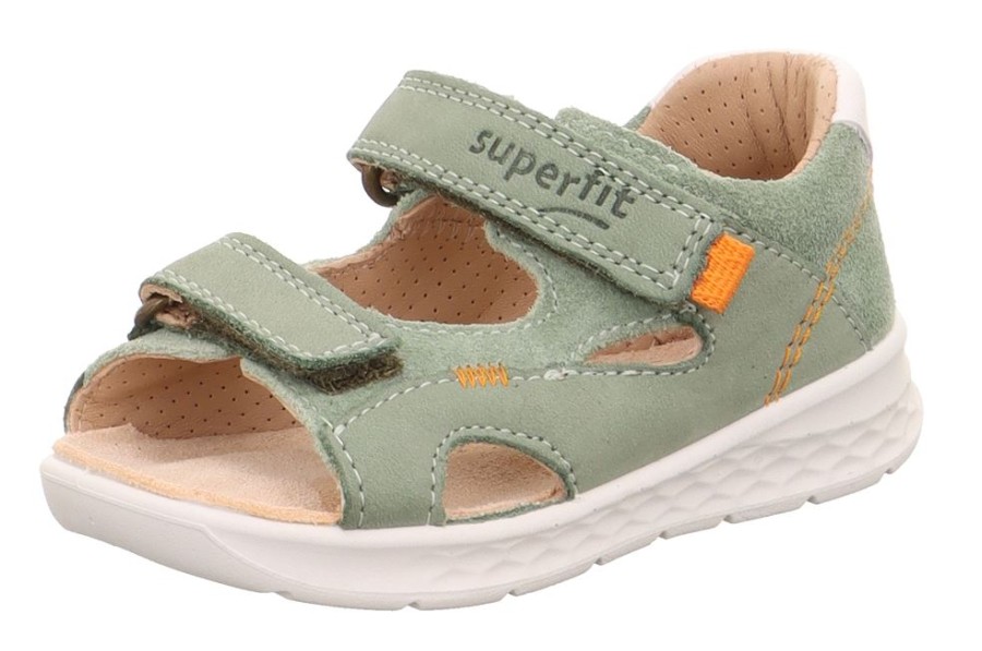 superfit Superfit Lagoon Sandale Mit Klettverschluss S13 1-000510-7500 Hellgrun/Orange Sandalen