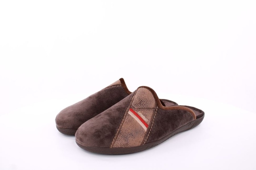 s`knöpfli S`Knopfli Herren Hausschuh Pantolette Braun S23 Ac112228 Marron Hausschuhe