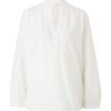 s.Oliver S.Oliver Tunikabluse Broderie Anglaise Weis S12 2111988 02L1 Off-White Bluse