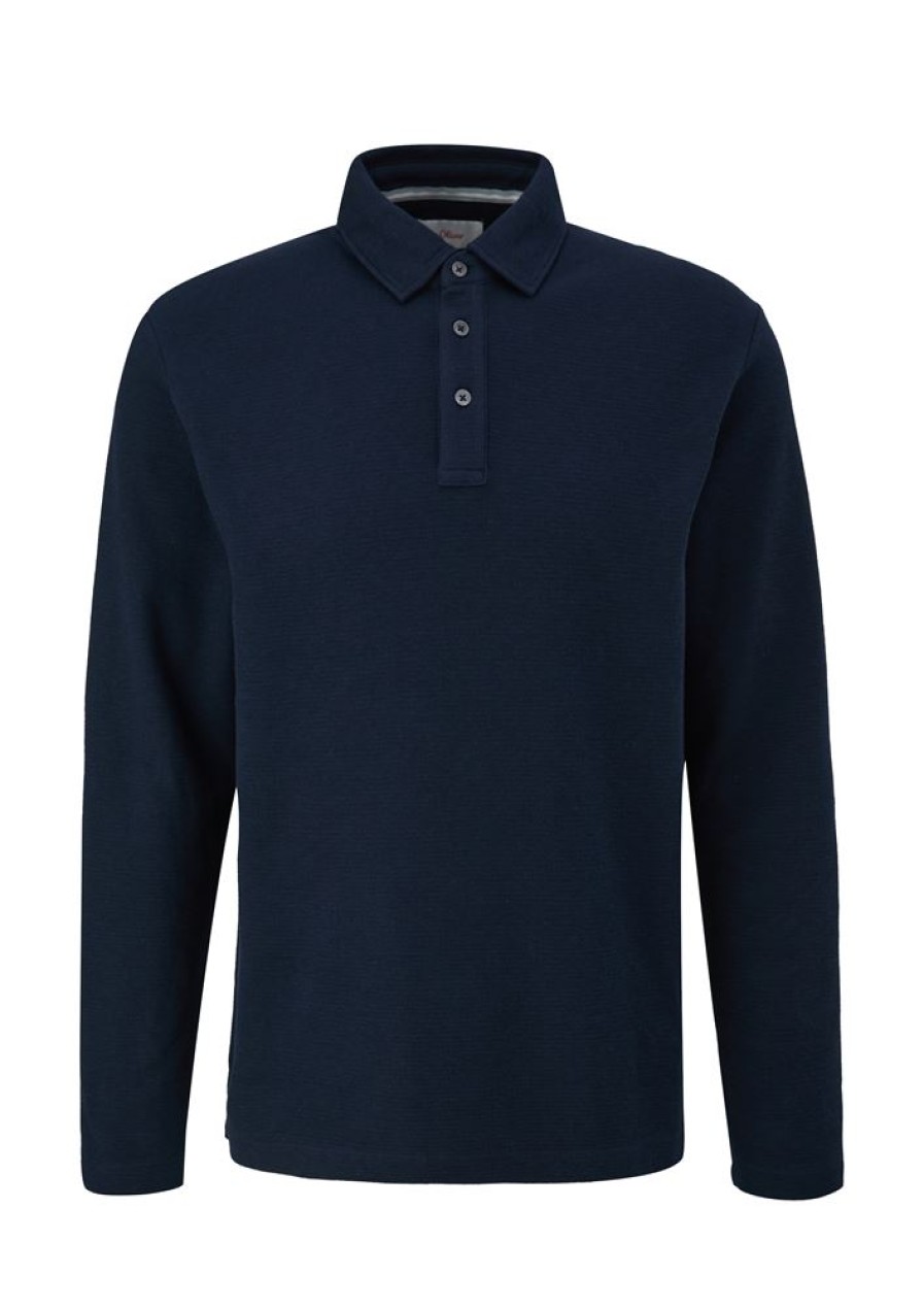 S.Oliver S.Oliver Poloshirt Blau S23 2135732 5978 Blue T-Shirt