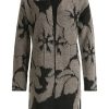 Betty Betty Barclay Strick- Cardigan Jacquard Florales- Muster Schwarz S23 59932223 9978 Patch Blac Jacke