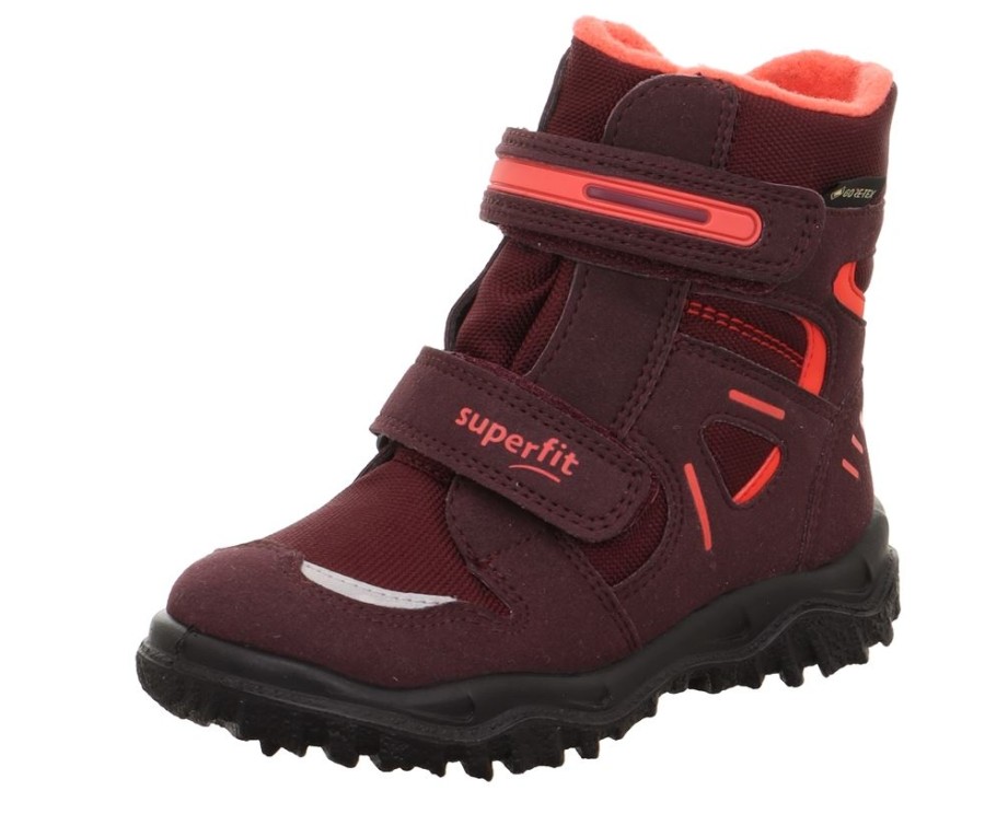 superfit Superfit Husky Boots Mit Klettverschluss, Gore-Tex Membrane, Wechselbare Einlegesohle, S23 1-809080-5010 Rot Stiefel