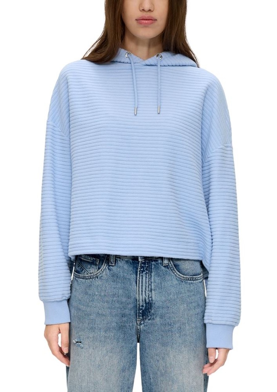 QS Qs By S.Oliover Sweatshirt S23 2135490 5327 Blue Pullover