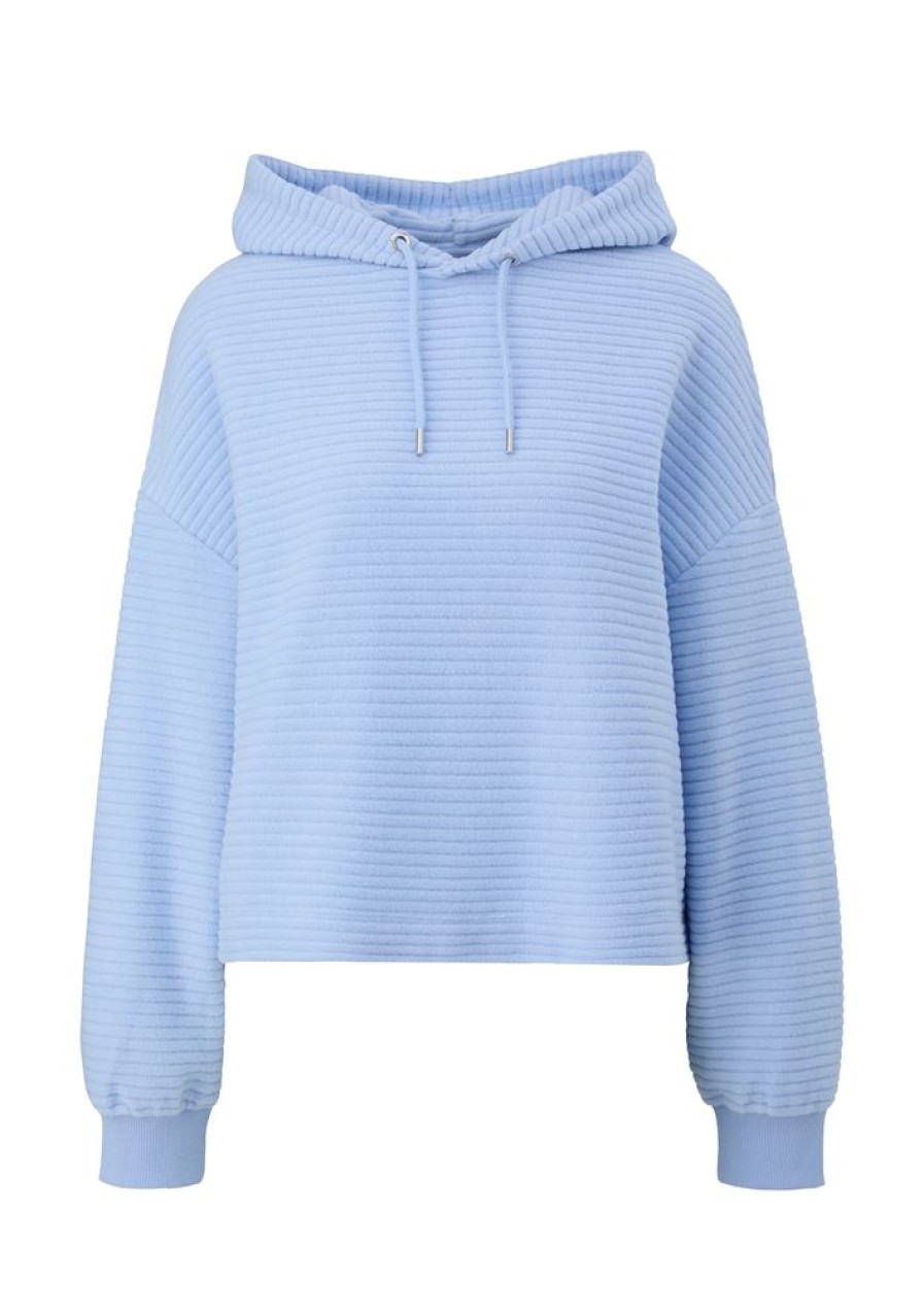 QS Qs By S.Oliover Sweatshirt S23 2135490 5327 Blue Pullover