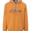 S.Oliver S.Oliver Hoodie Mit Frontprint Orange, Blau S23 2132732 Pullover